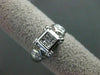 ESTATE .34CT DIAMOND PRINCESS & ROUND 18K W GOLD FRIENDSHIP PROMISE RING #15838