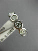 ESTATE WIDE 2.11CT DIAMOND 14K WHITE GOLD BEZEL ETERNITY ANNIVERSARY RING 17744