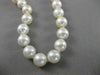 ESTATE XL LONG 7MM SOUTH SEA PEARL 14KT YELLOW GOLD 36" INCH NECKLACE #19945