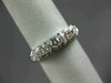 ANTIQUE .51CT DIAMOND 14KT WHITE GOLD 3D CLASSIC WEDDING ANNIVERSARY RING #11661