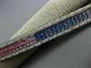ESTATE 15.07CT DIAMOND & MULTI COLOR SAPPHIRE 14KT WHITE GOLD MULTI ROW BRACELET