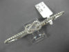 ESTATE LARGE .76CT ROUND DIAMOND 14KT WHITE GOLD 3D LOVE KNOT 3 FINGER FULL RING