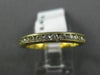 ESTATE .46CT DIAMOND 14KT YELLOW GOLD CLASSIC FILIGREE WEDDING ANNIVERSARY RING