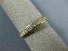 ESTATE .33CT DIAMOND 14KT YELLOW GOLD 3D CHANNEL COMFORT FIT ANNIVERSARY RING