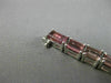 ESTATE WIDE 23.20CT AAA PINK TOURMALINE 18KT WHITE GOLD CLASSIC TENNIS BRACELET