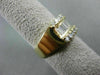 ESTATE 1.80CT ROUND & BAGUETTE DIAMOND 14KT YELLOW GOLD ANNIVERSARY RING #20382