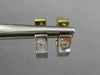 ESTATE .25CT DIAMOND 14K WHITE & YELLOW GOLD CLASSIC HUGGIE HOOP EARRINGS #6236