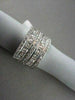ESTATE WIDE F COLOR, VVS 4.0CT DIMAOND 18K GOLD RING