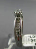 ESTATE .34CT DIAMOND 14KT WHITE GOLD 3D CLASSIC SOLITAIRE ENGAGEMENT RING #19540