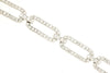 2.47CT DIAMOND 14KT WHITE GOLD CLASSIC ROUND OPEN OVAL LOVE KNOT TENNIS BRACELET