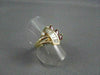ANTIQUE WIDE 1.45CTW DIAMOND & AAA RUBY 14KT YELLOW COCKTAIL RING AMAZING #22075