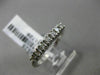 ESTATE .35CT ROUND DIAMOND 14KT WHITE GOLD 3D CLASSIC 7 STONE ANNIVERSARY RING