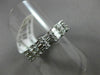 ESTATE 1.13CT ROUND & BAGUETTE DIAMOND 18KT WHITE GOLD WEDDING ANNIVERSARY RING