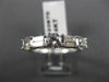 ESTATE 1.95CT ROUND & BAGUETTE DIAMOND 14K WHITE GOLD 3D ANNIVERSARY RING #20670