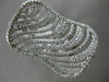 ESTATE MASSIVE 1.94CT DIAMOND 14KT WHITE GOLD 3D RECTANGULAT MULTI WAVE FUN RING