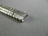ESTATE WIDE 3.15CT ROUND & PRINCESS DIAMOND 14K WHITE GOLD 3 ROW TENNIS BRACELET