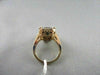 ESTATE WIDE 6.92TCW AAA SMOKY TOPAZ & DIAMOND 14KT YELLOW GOLD RING