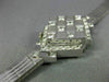 ANTIQUE HAMILTON 1.15CT OLD MINE DIAMOND 14KT WHITE GOLD WATCH BRACELET #17253