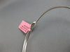 WIDE .77CT DIAMOND 18KT WHITE GOLD ROUND & BAGUETTE FLEXIBLE FUN BANGLE BRACELET