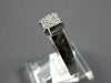 ESTATE .25CT DIAMOND 14KT WHITE GOLD PRINCESS INVISIBLE SQUARE ENGANGEMENT RING