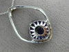 ESTATE EXTRA LARGE 7.01CT DIAMOND & AAA AMETHYST 14K WHITE GOLD FLOATING PENDANT