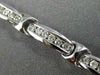 ESTATE 1.75CT DIAMOND 18KT WHITE GOLD 3D CLASSIC 6 STONE CHANNEL TENNIS BRACELET
