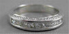 ESTATE PRINCES & ROUND DIAMOND ANNIVERSARY 14K WHITE GOLD WEDDING RING VVS #1170