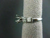 ANTIQUE .70CT DIAMOND 14KT WHITE GOLD BAGUETTE SEMI MOUNT ENGAGEMENT RING #22804