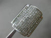 ESTATE MASSIVE 3.02CT DIAMOND ROUND & PRINCESS 14KT WHITE GOLD 3D INVISIBLE RING