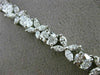 ESTATE CERTIFIED 22.75CT DIAMOND PLATINUM HANDCRAFTED CHOKER TENNIS NECKLACE D/E