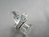 ESTATE 1.44CT ROUND & PRINCESS DIAMOND 14KT WHITE GOLD ENGAGEMENT RING AMAZING!!