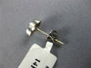 ESTATE .24CT DIAMOND 14K WHITE GOLD ROUND CLASSIC PAVE HEART LOVE EARRINGS #1790