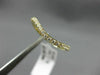 ESTATE .20CT DIAMOND 14KT YELLOW GOLD 3D FLEXIBLE SEMI ETERNITY ANNIVERSARY RING