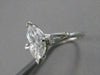 ESTATE 1.51CTW MARQUISE DIAMOND PLATINUM CLASSIC ENGAGEMENT RING EGL USA #18830