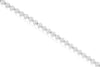 ESTATE .51CT DIAMOND 14KT WHITE GOLD 3D ROUND CLASSIC ETERNITY TENNIS BRACELET