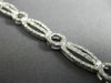 ESTATE WIDE .96CT DIAMOND 14KT WHITE GOLD CLASSIC CIRCLE OF LIFE TENNIS BRACELET