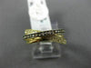 WIDE .45CT WHITE & CHOCOLATE FANCY DIAMOND 14K YELLOW GOLD CRISS CROSS LOVE RING