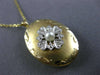 .09CT DIAMOND & AAA SOUTH SEA PEARL 14KT YELLOW GOLD HEART LOCKET PENDANT #26417