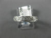 ANTIQUE .30CT DIAMOND 18K WHITE GOLD FILIGREE ETERNITY ANNIVERSARY RING #22434