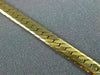 ESTATE LONG 14KT YELLOW GOLD 3D CLASSIC HERRINGBONE CHAIN BRACELET #25321
