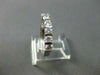 ESTATE .70CT DIAMOND 14KT WHITE GOLD 7 STONE CHANNEL SET ANNIVERSARY RING #14259