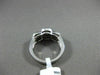 ESTATE 1CT DIAMOND 14KT WHITE GOLD HALO 3 STONE CLASSIC PAST PRESENT FUTURE RING