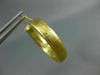 ESTATE 18KT YELLOW GOLD 3D CLASSIC MATTE HOOP EARRINGS #25141