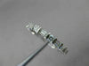 ANTIQUE 1.43CT BAGUETTE & ROUND DIAMOND 14KT WHITE GOLD ETERNITY RING 3mm #20970