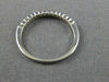 ESTATE .22CT DIAMOND 14K WHITE GOLD SHARE PRONG WEDDING ANNIVERSARY RING #19780