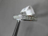 ESTATE .75CT DIAMOND 14KT WHITE GOLD PRINCESS CUT CHANNEL ANNIVERSARY RING
