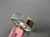 ESTATE .22CT DIAMOND 18K WHITE GOLD 3D SQUARE SEMI ETERNITY 4 STONE WEDDING RING
