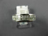 WIDE .84CT DIAMOND 14K WHITE GOLD 3D PRINCESS TWO ROW INVISIBLE ANNIVERSARY RING