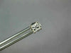 ESTATE .43CT DIAMOND 14KT WHITE GOLD 3D PRINCESS SQUARE STUDS EARRINGS #1785