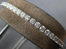 2.0CT DIAMOND 14KT WHITE GOLD 3D ROUND SEMI ETERNITY ADJUSTABLE TENNIS BRACELET